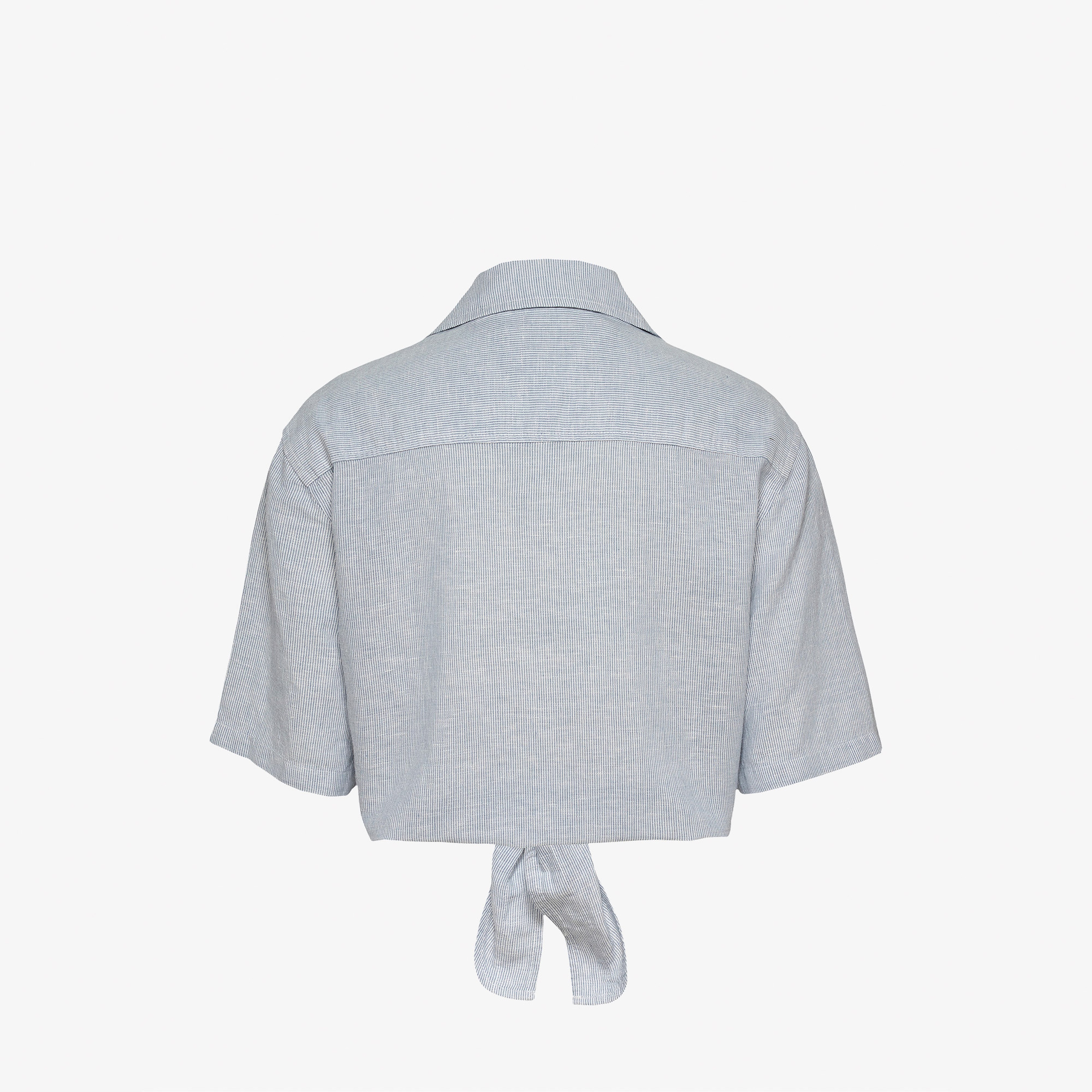 Tommy Jeans Crp Linen Kadın Lacivert Gömlek