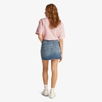 Tommy Jeans Crp Linen Kadın Pembe Gömlek