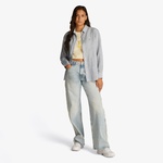 Tommy Jeans Relax Linen Kadın Lacivert Gömlek