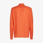Tommy Hilfiger Pigment Dyed Li Solid Rf Erkek Turuncu Gömlek