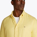 Tommy Hilfiger Pigment Dyed Li Solid Erkek Sarı Gömlek