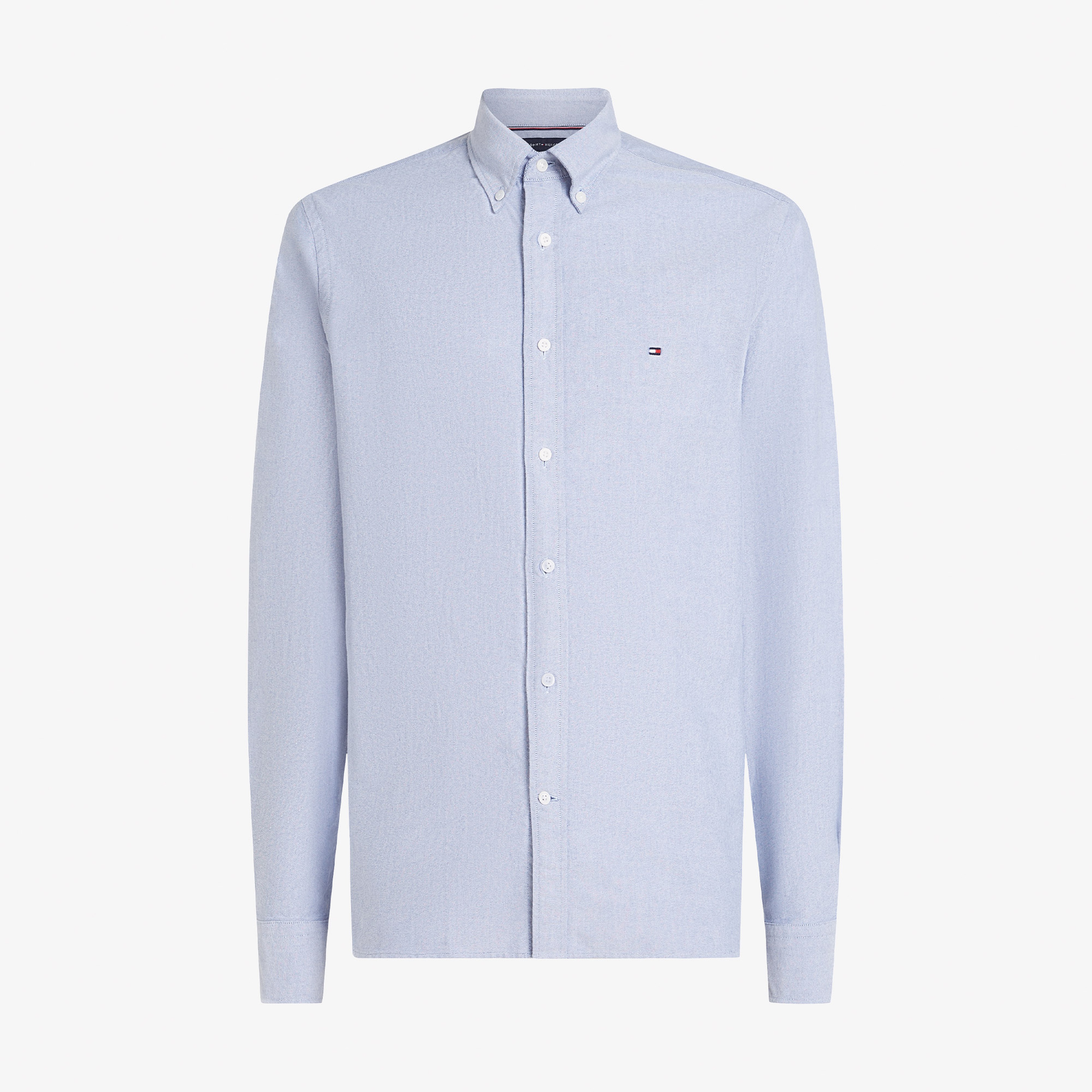 Tommy Hilfiger Solid Heritage Oxford Erkek Mavi Gömlek