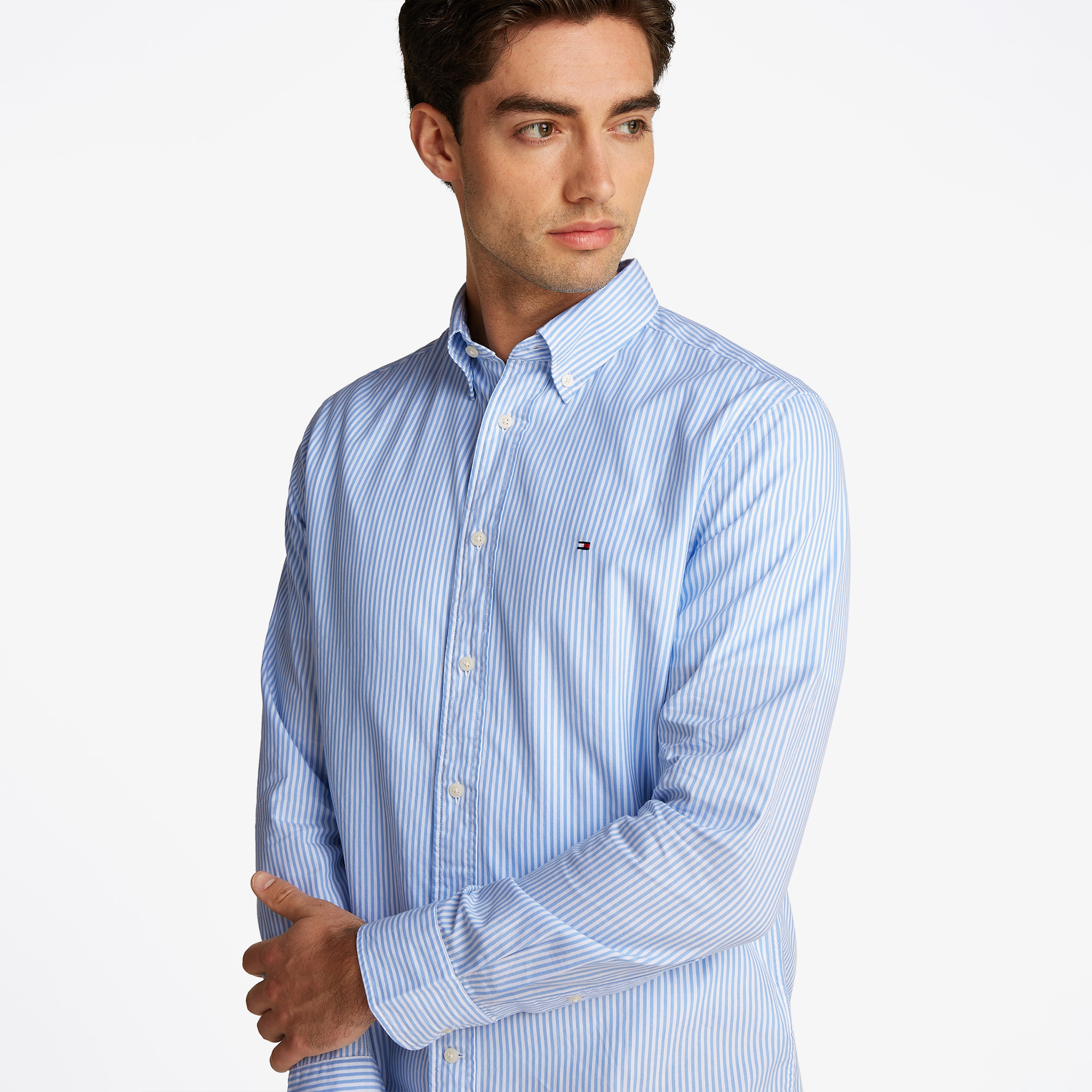 Tommy Hilfiger Erkek Mavi Gömlek