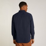 Tommy Hilfiger Gmd Twill Solid Erkek Mavi Gömlek