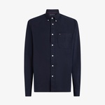 Tommy Hilfiger Gmd Twill Solid Erkek Mavi Gömlek