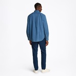 Tommy Hilfiger Chambray Erkek Mavi Gömlek