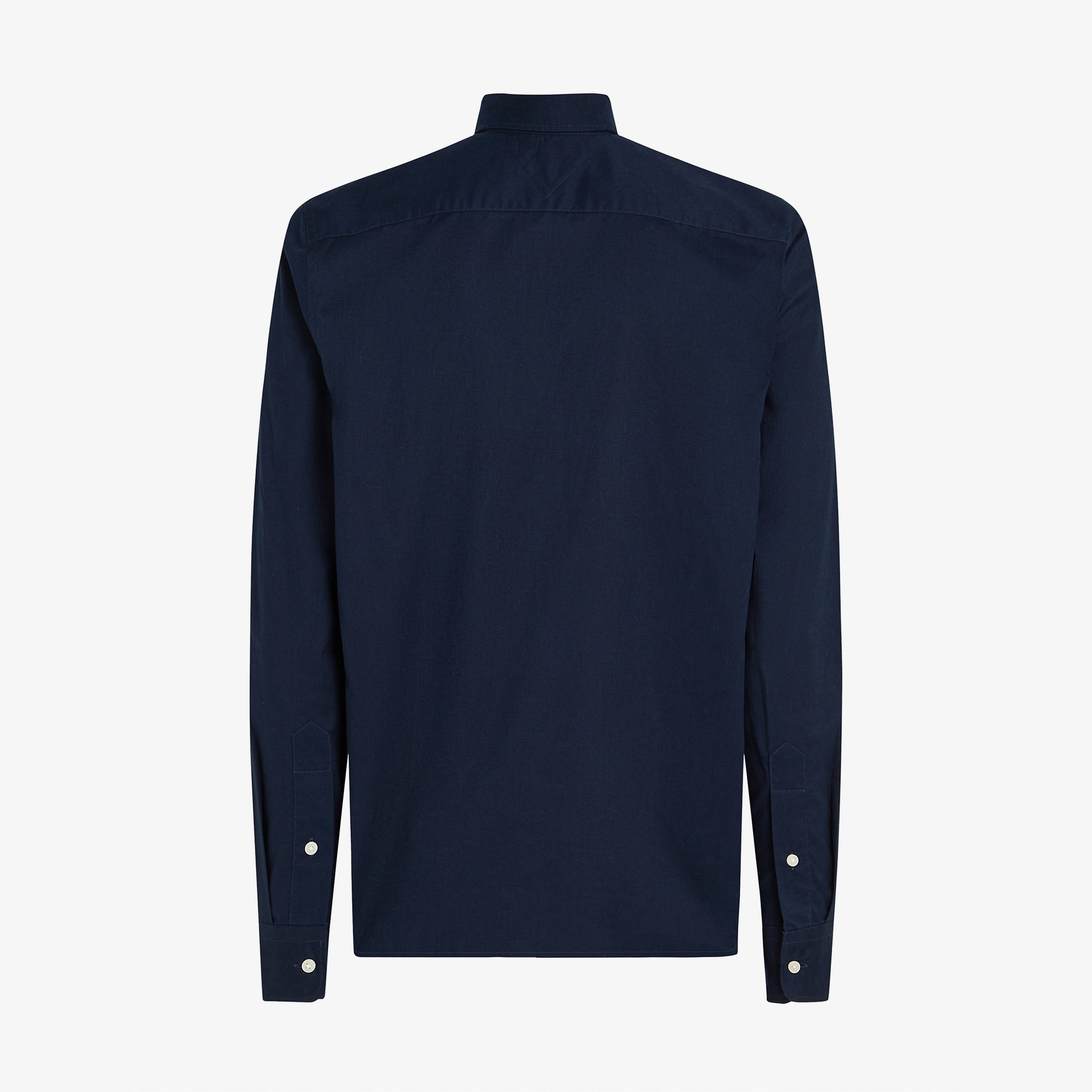 Tommy Hilfiger Flex Poplin Kent Collar Erkek Lacivert Gömlek