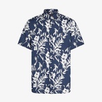 Tommy Hilfiger Linen Tropical Erkek Mavi Gömlek