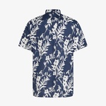 Tommy Hilfiger Linen Tropical Erkek Mavi Gömlek