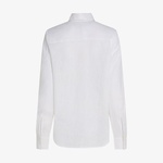 Tommy Hilfiger Ess Linen Relaxed Kadın Beyaz T-Shirt