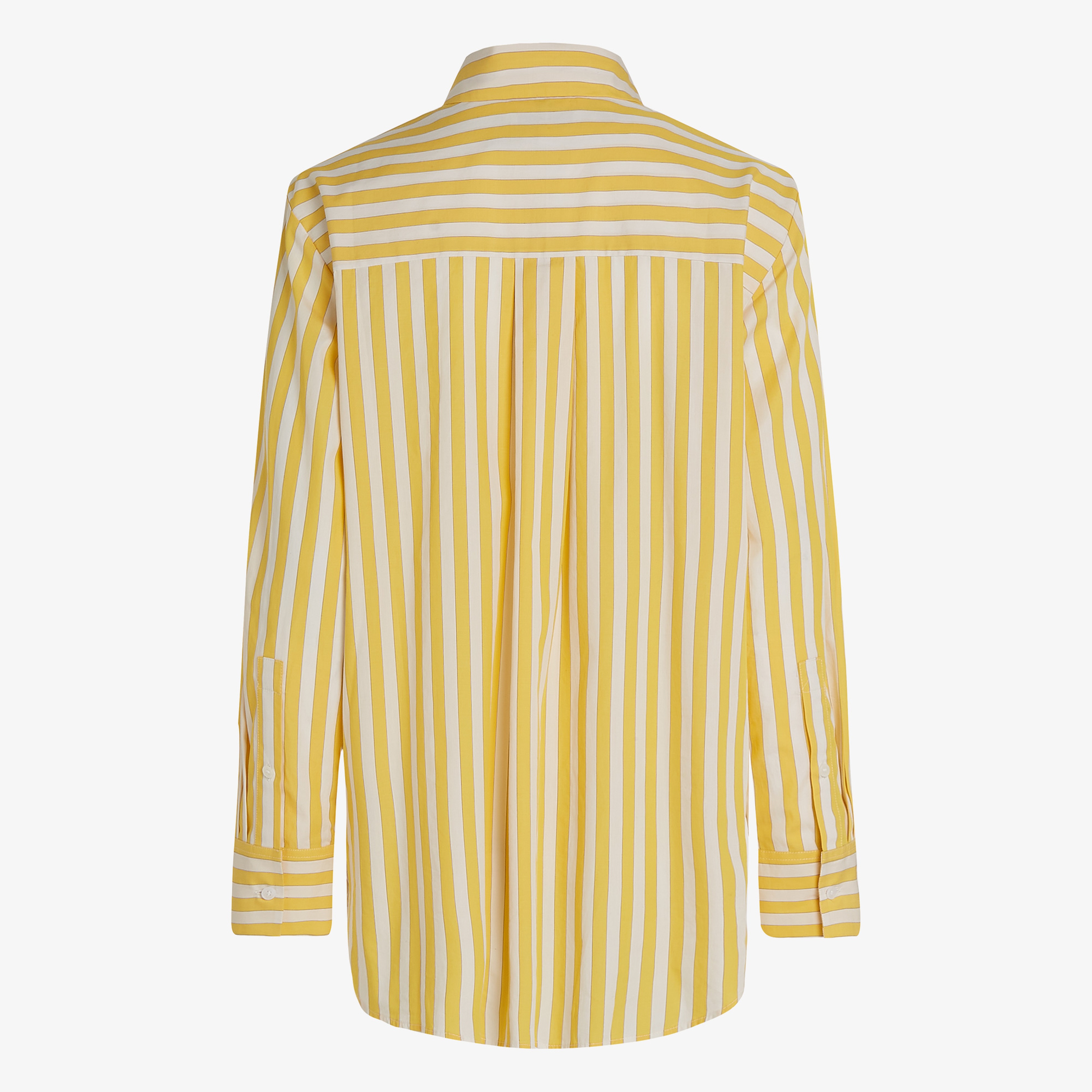 Tommy Hilfiger Ess Poplin Easy Fit Kadın Sarı Gömlek