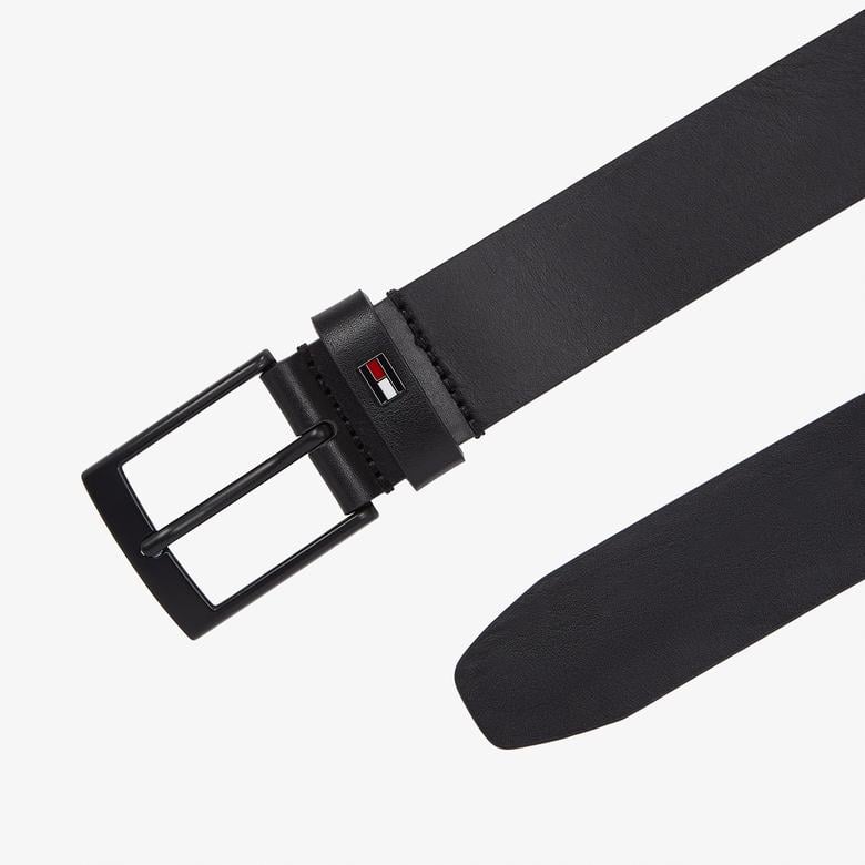 Tommy Hilfiger Erkek Siyah Kemer