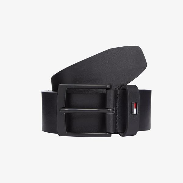 Tommy Hilfiger Erkek Siyah Kemer
