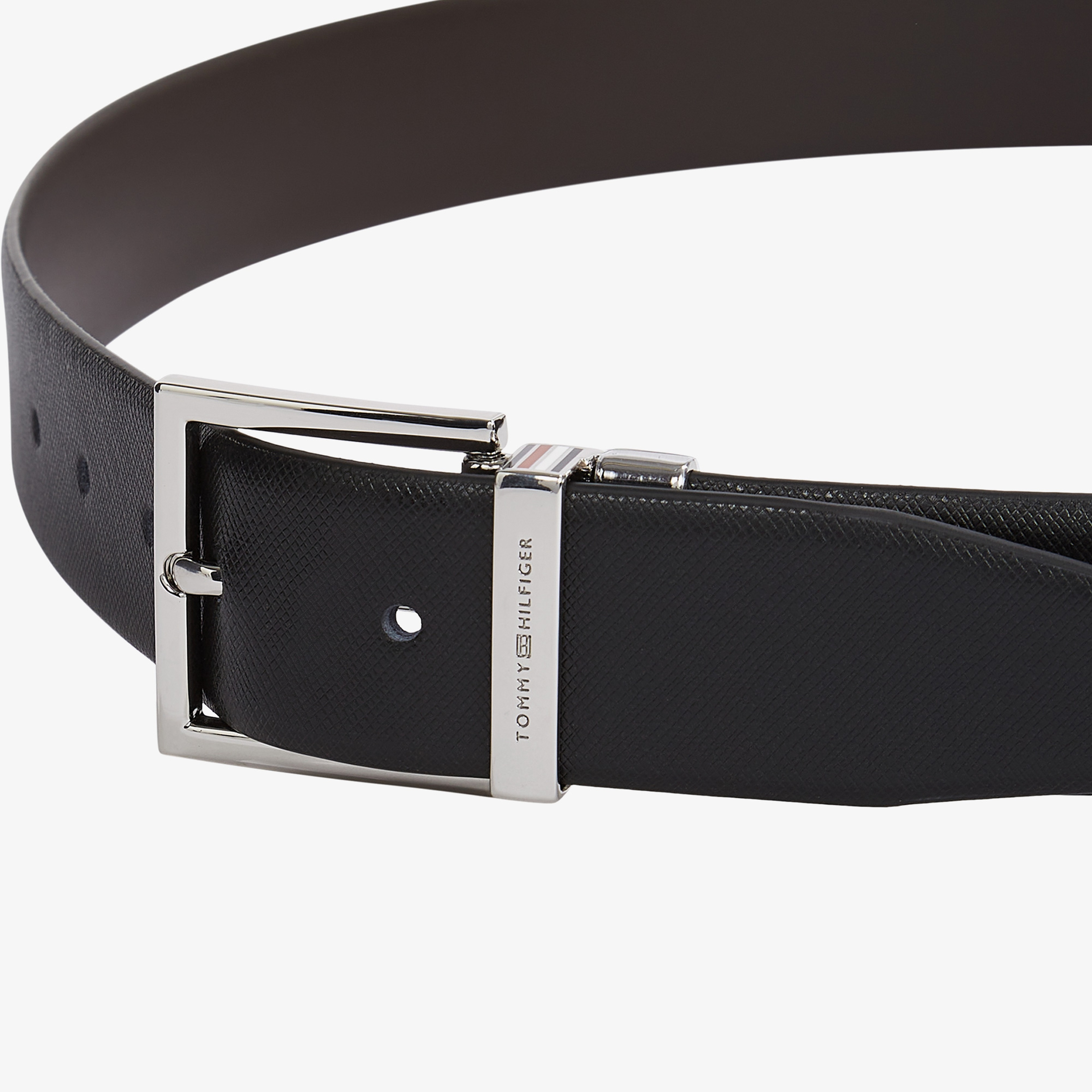 Tommy Hilfiger Hudson 3.5 Rev Erkek Siyah Kemer