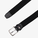 Tommy Hilfiger Denton Elastic 3.5 Erkek Siyah Kemer