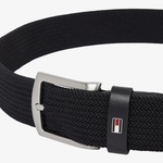 Tommy Hilfiger Denton Elastic 3.5 Erkek Siyah Kemer
