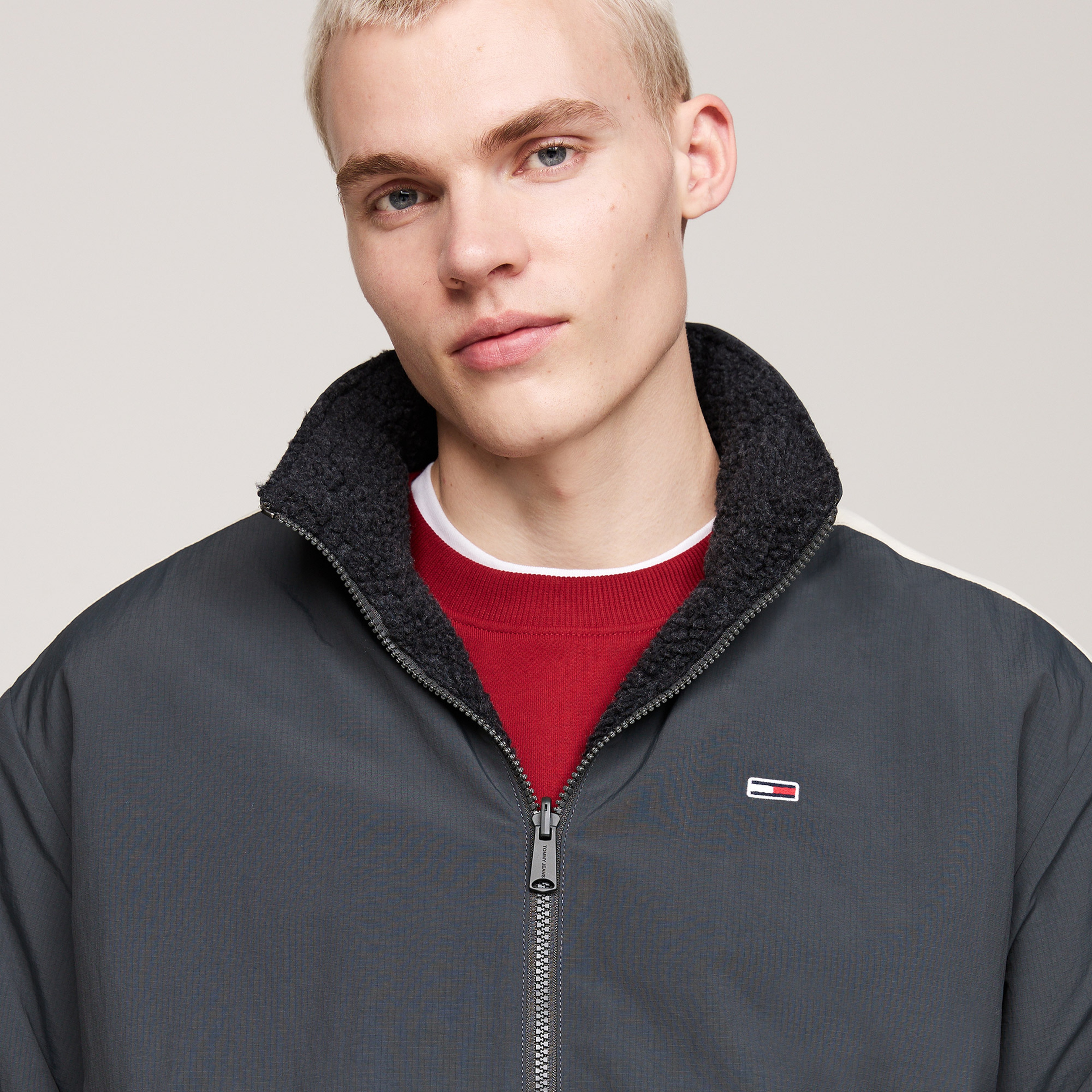 Tommy Jeans Erkek Siyah Mont