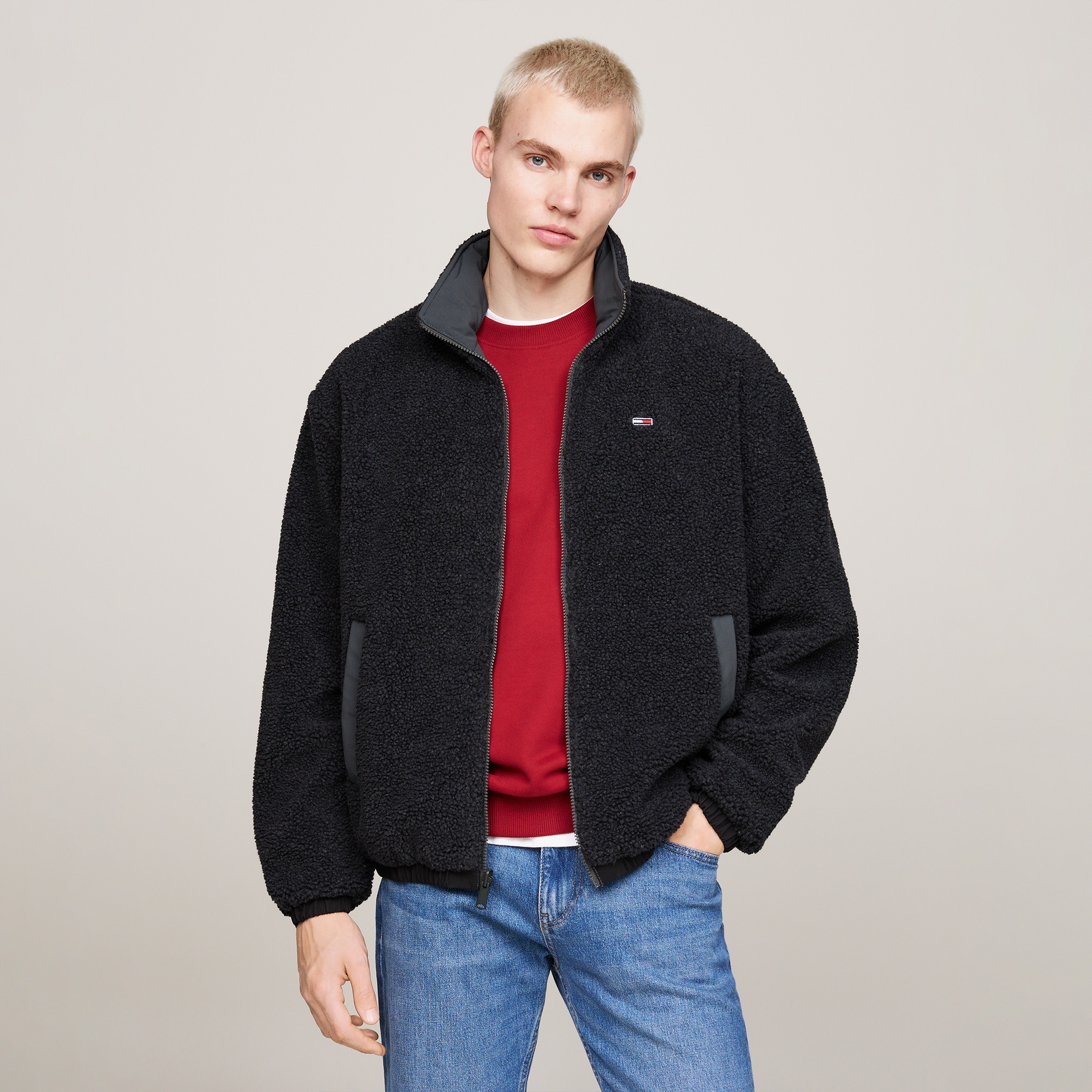 Tommy Jeans Erkek Siyah Mont