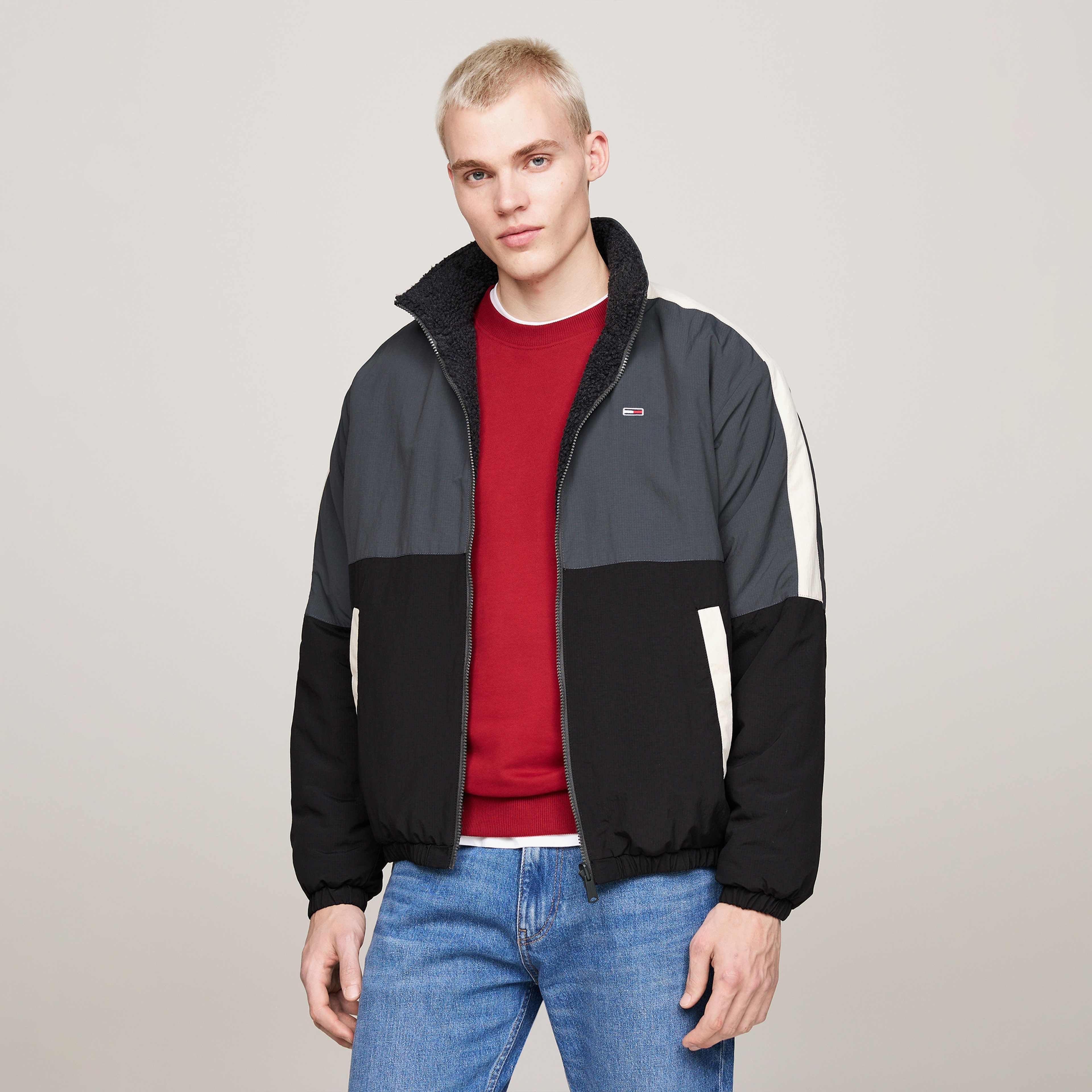 Tommy Jeans Erkek Siyah Mont