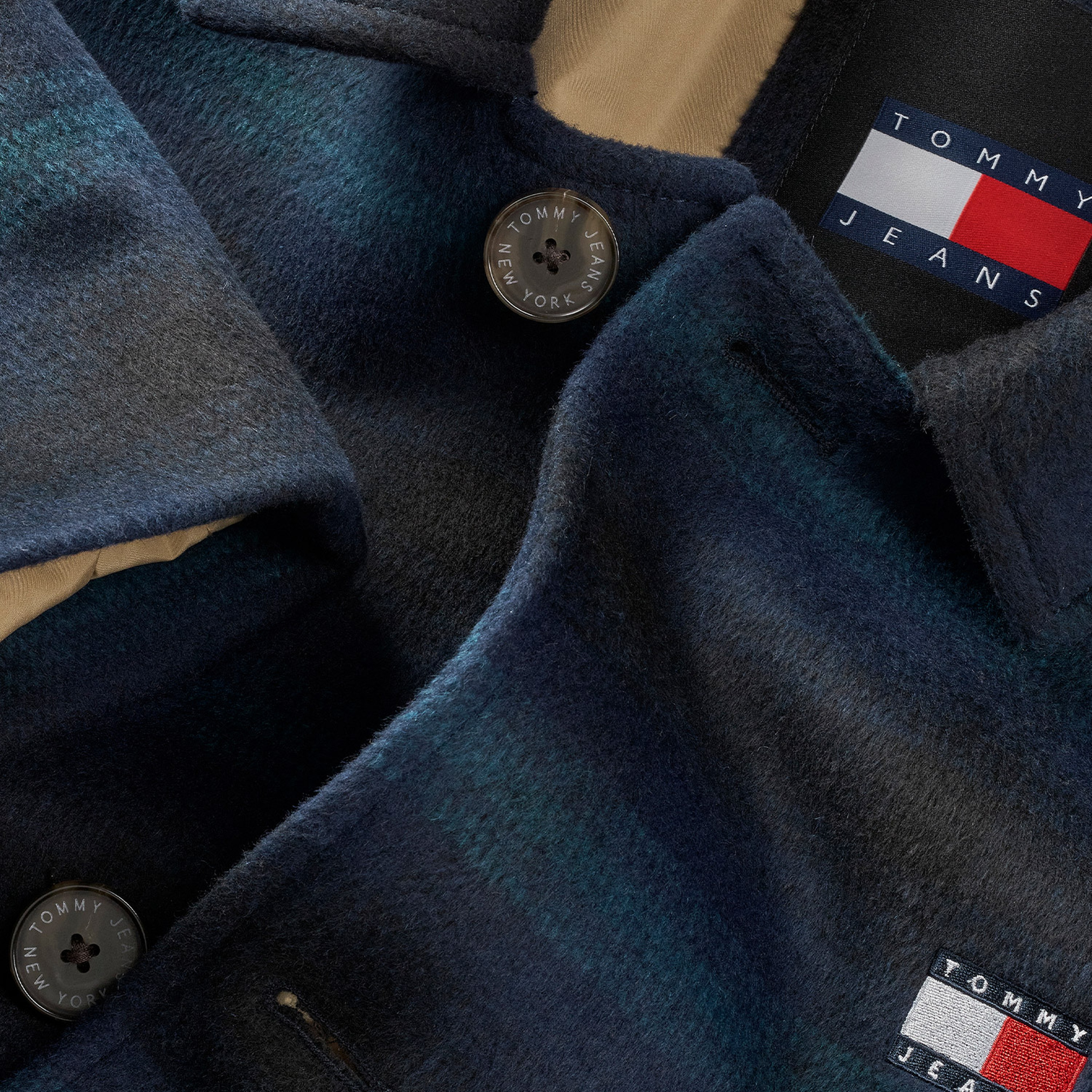 Tommy Jeans Erkek Siyah Mont