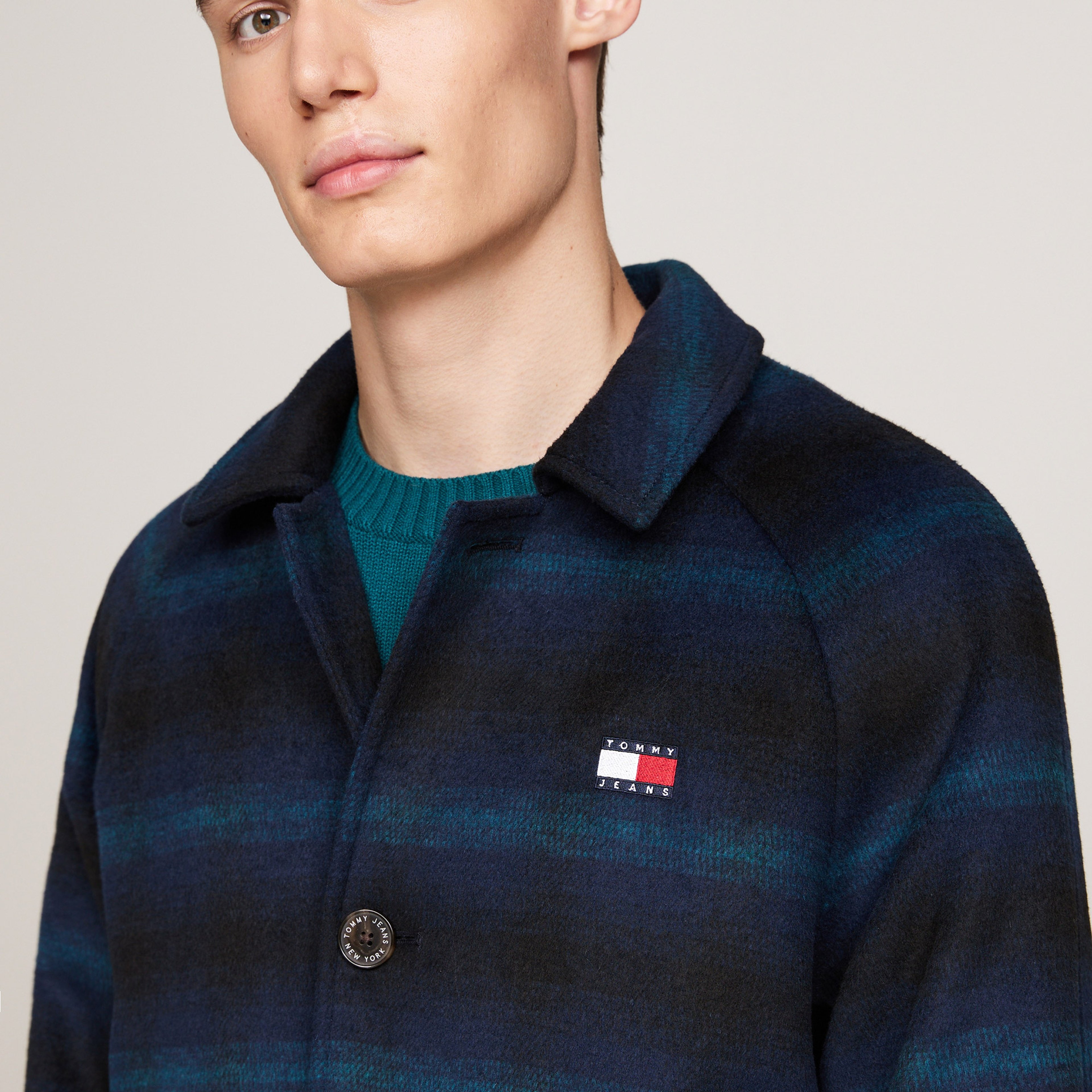 Tommy Jeans Erkek Siyah Mont