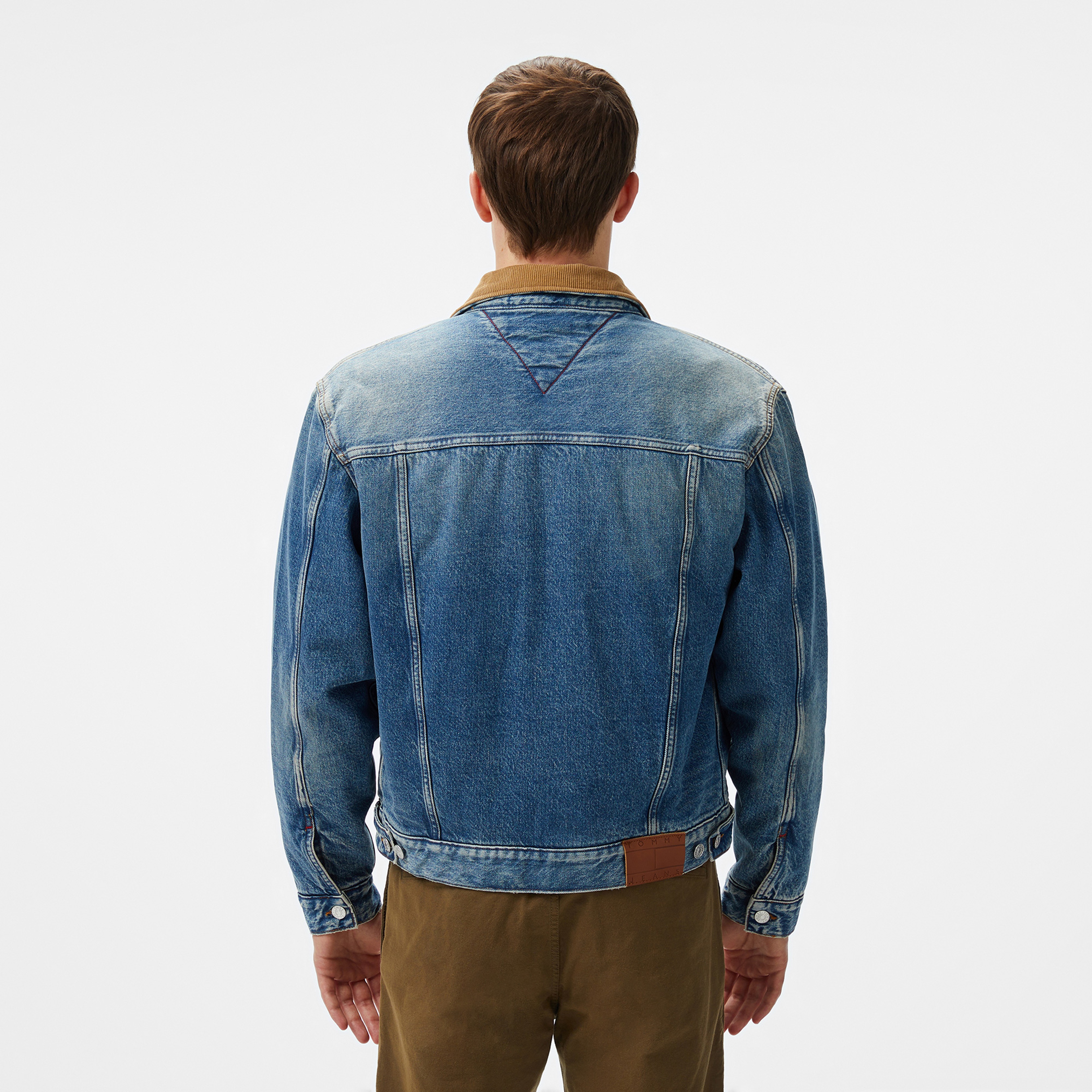 Tommy Hilfiger Erkek Mavi Mont