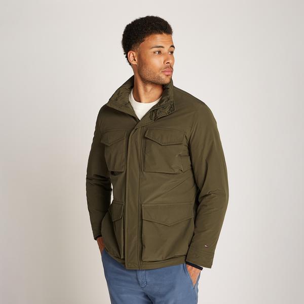 Tommy Hilfiger Erkek Haki Mont