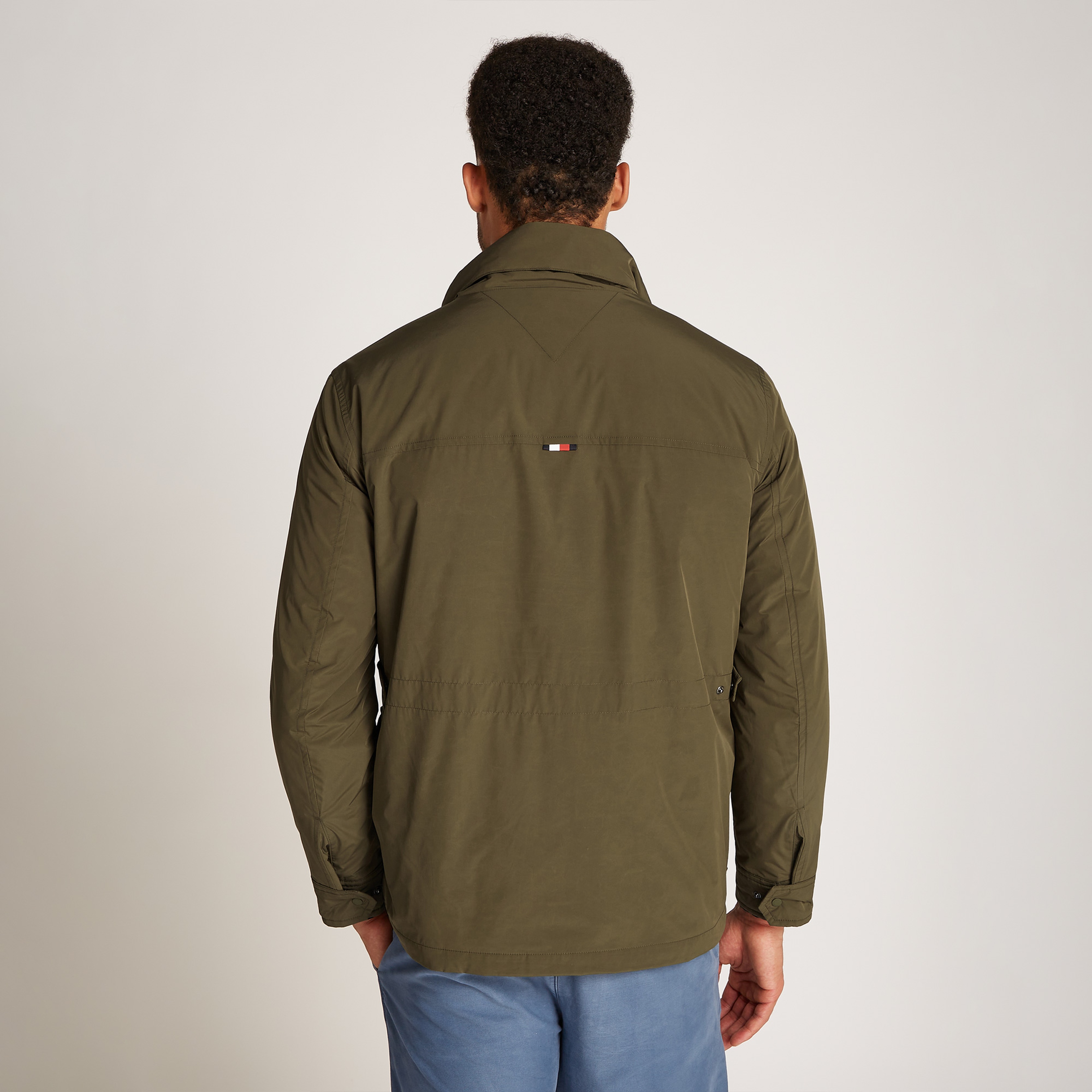 Tommy Hilfiger Erkek Haki Mont