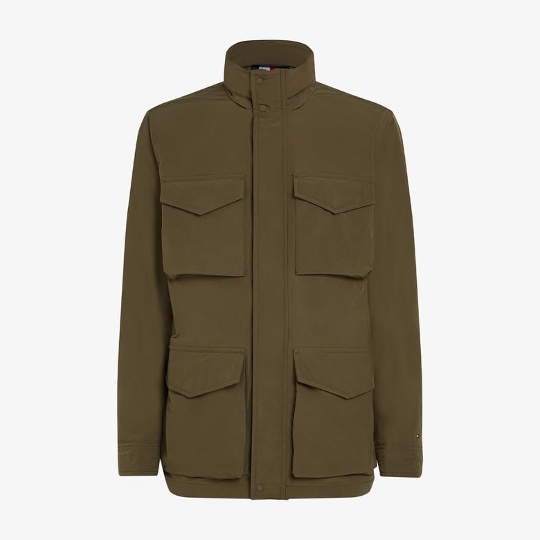 Tommy Hilfiger Erkek Haki Mont