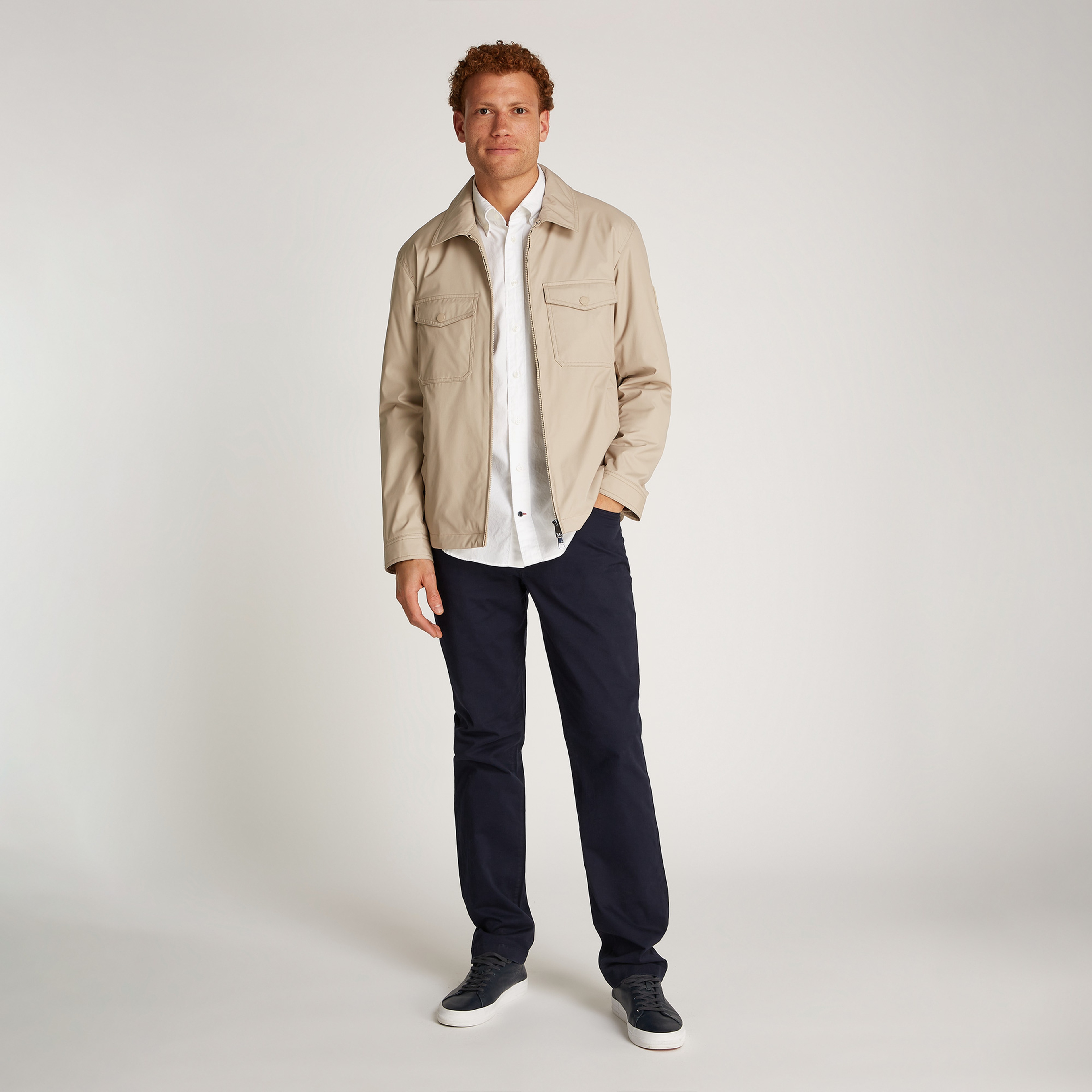 Tommy Hilfiger Erkek Haki Mont