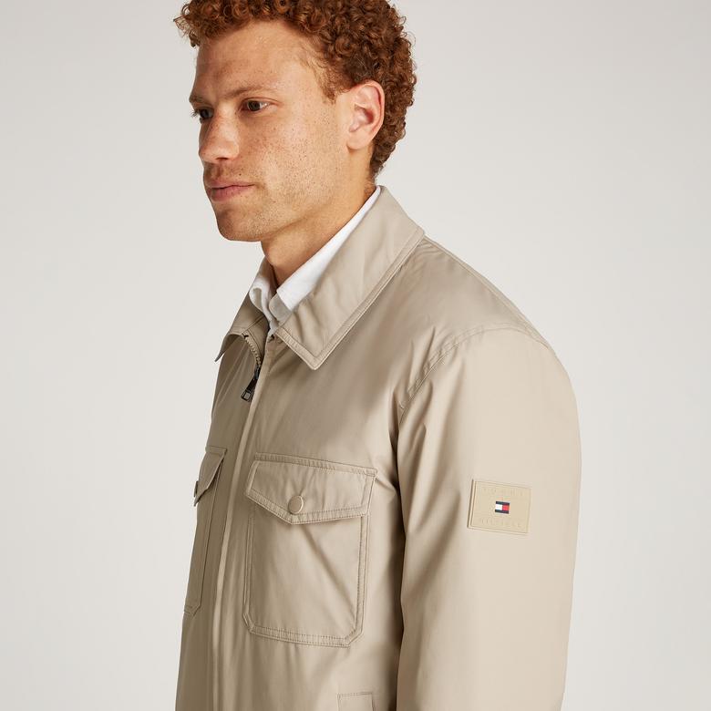 Tommy Hilfiger Erkek Haki Mont