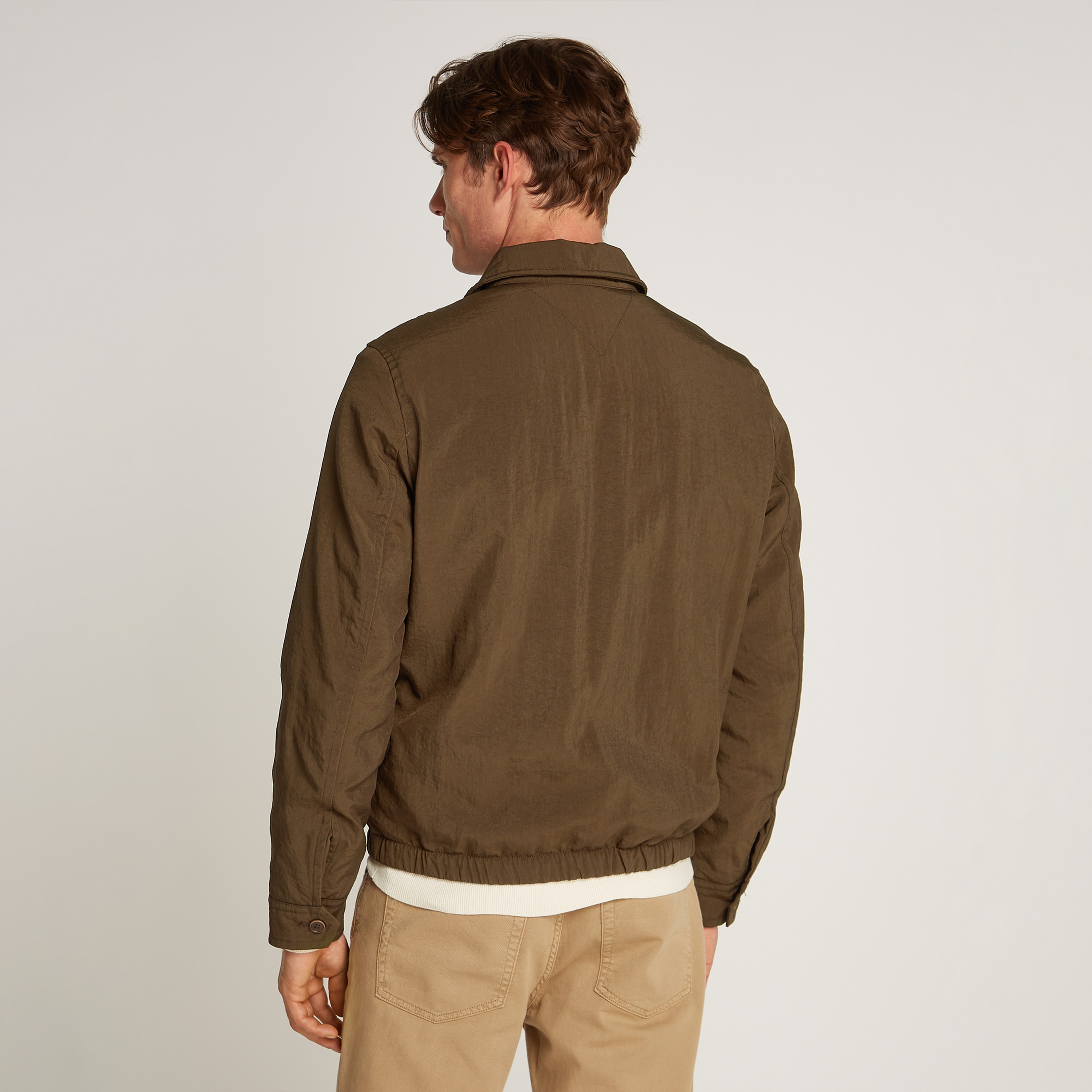 Tommy Hilfiger Erkek Kahverengi Mont