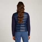 Tommy Hilfiger Lw Down Feminine Gloss Knit Jkt Kadın Lacivert Ceket