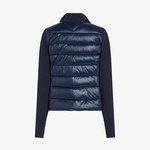 Tommy Hilfiger Lw Down Feminine Gloss Knit Jkt Kadın Lacivert Ceket