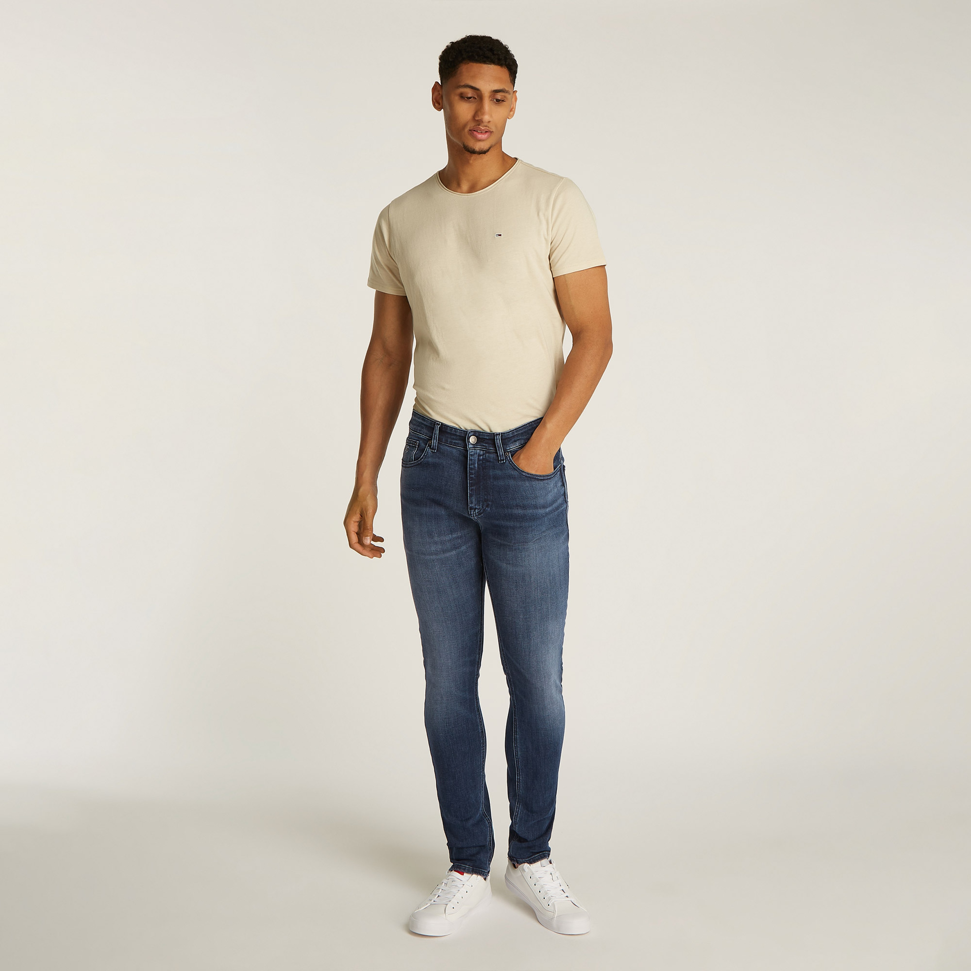 Tommy Jeans Scanton Slim Ai1262 Erkek Lacivert Jean