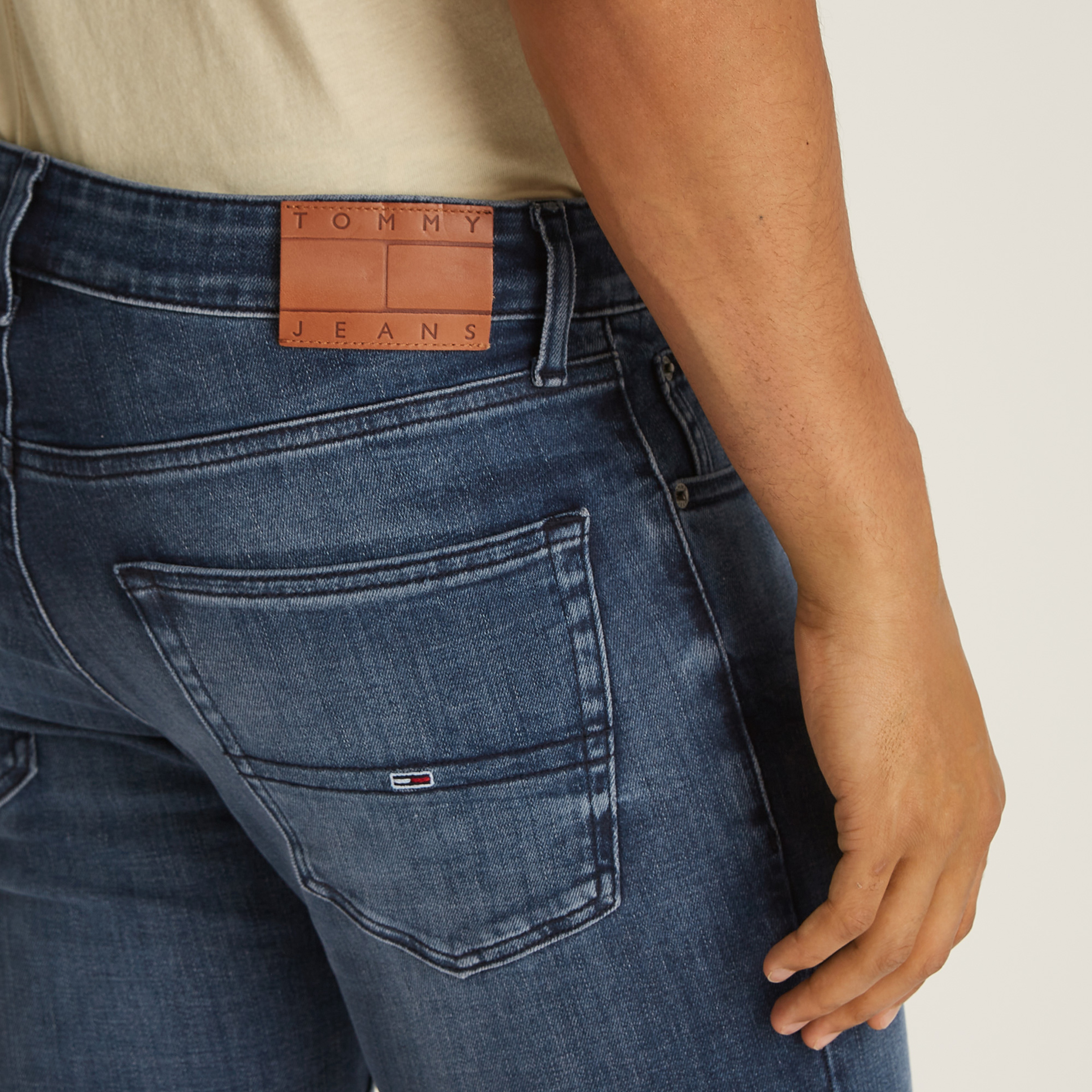 Tommy Jeans Scanton Slim Ai1262 Erkek Lacivert Jean