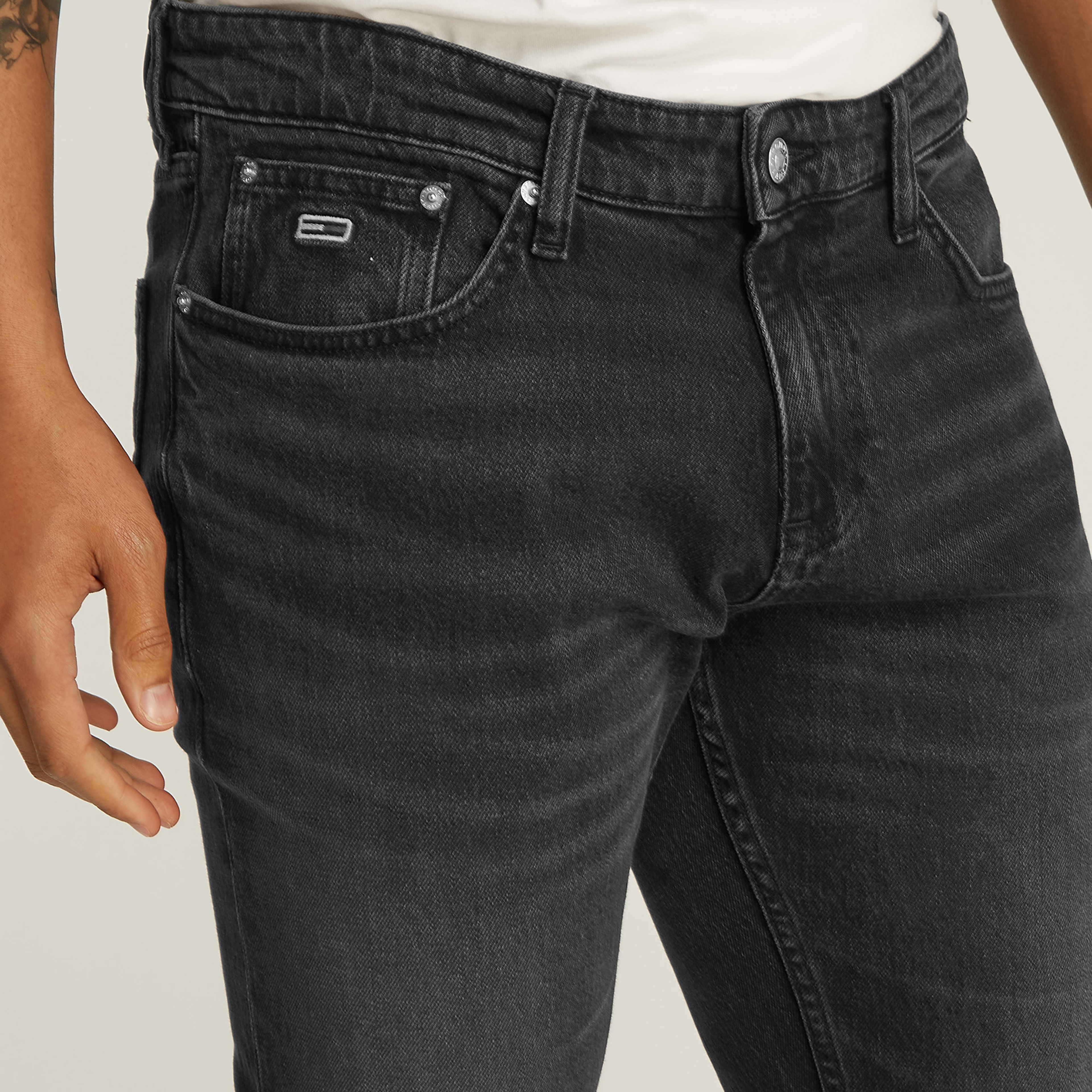 Tommy Hilfiger Erkek Siyah Pantolon