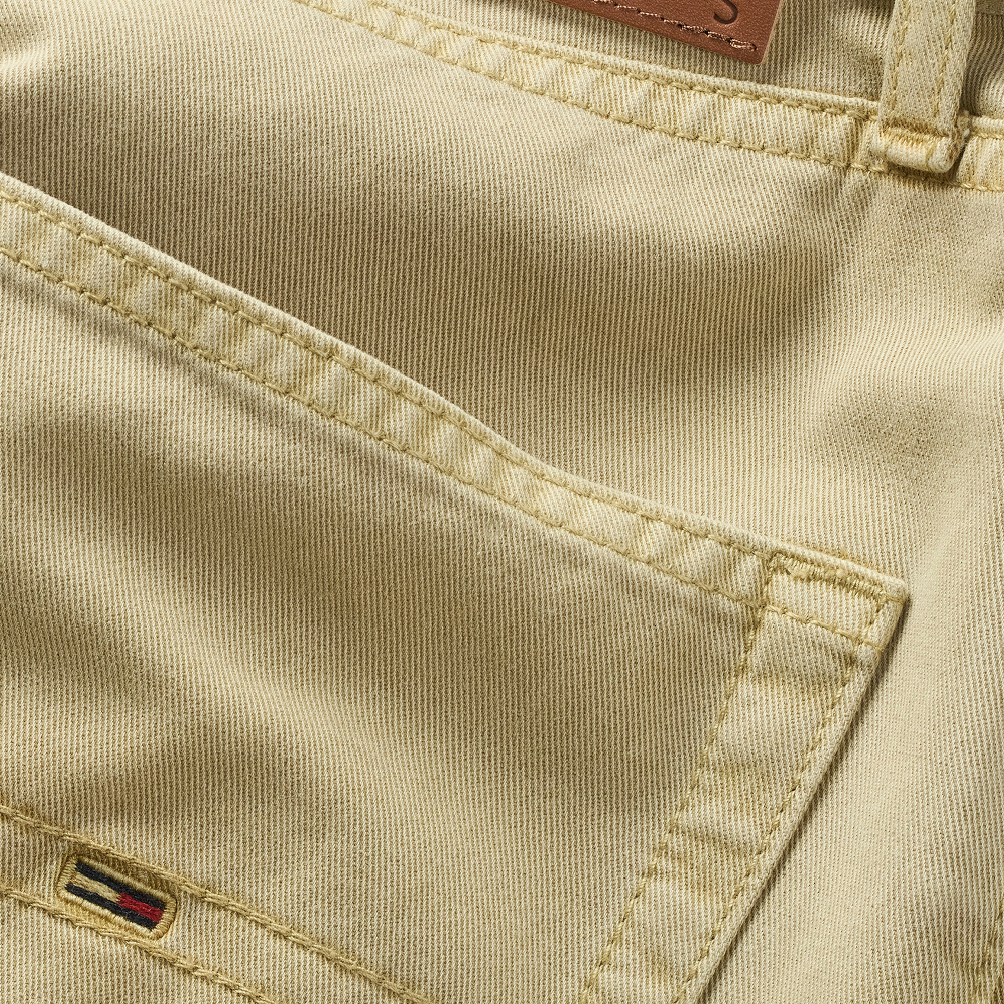 Tommy Jeans Layla Hr Slim Str Kadın Bej Pantolon