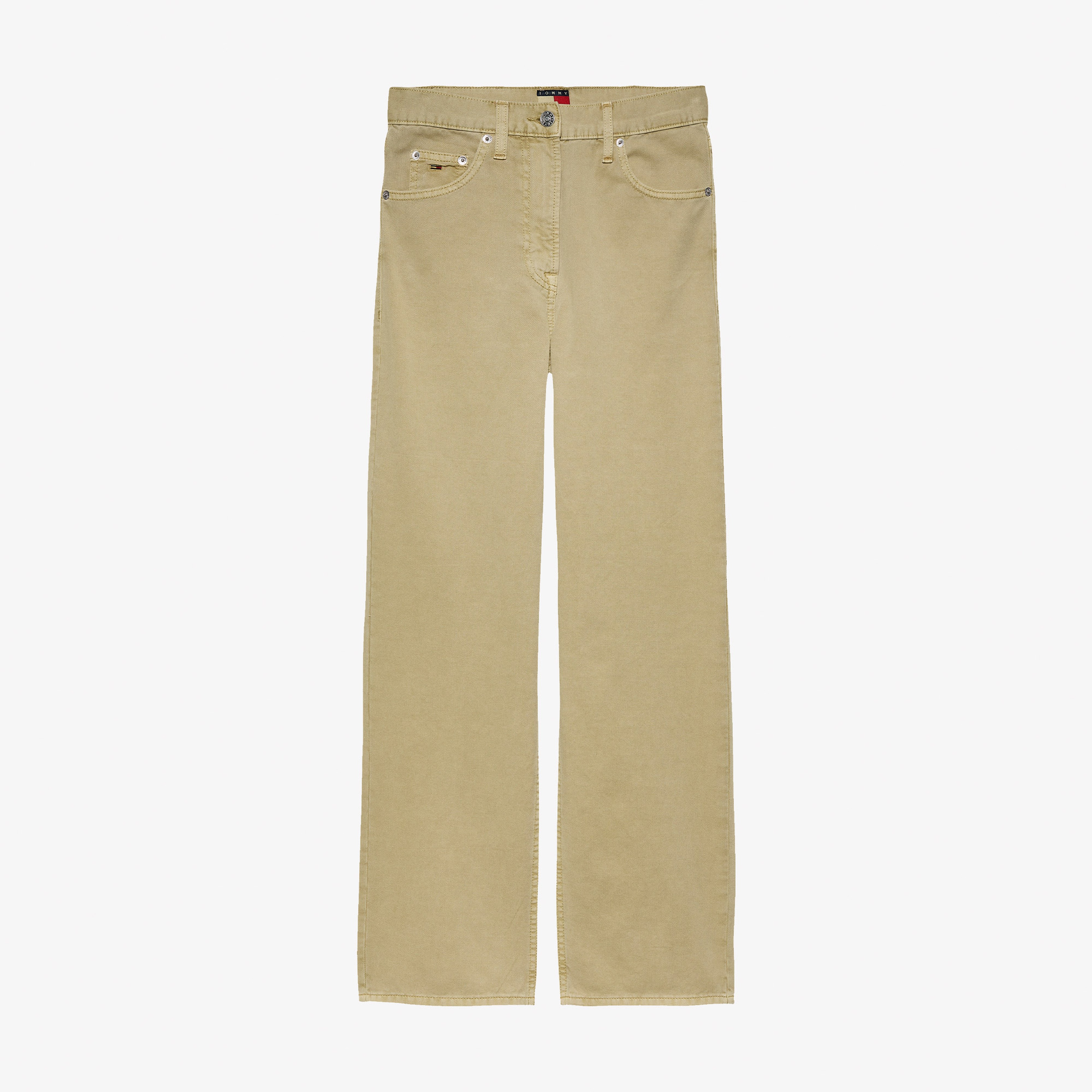 Tommy Jeans Layla Hr Slim Str Kadın Bej Pantolon