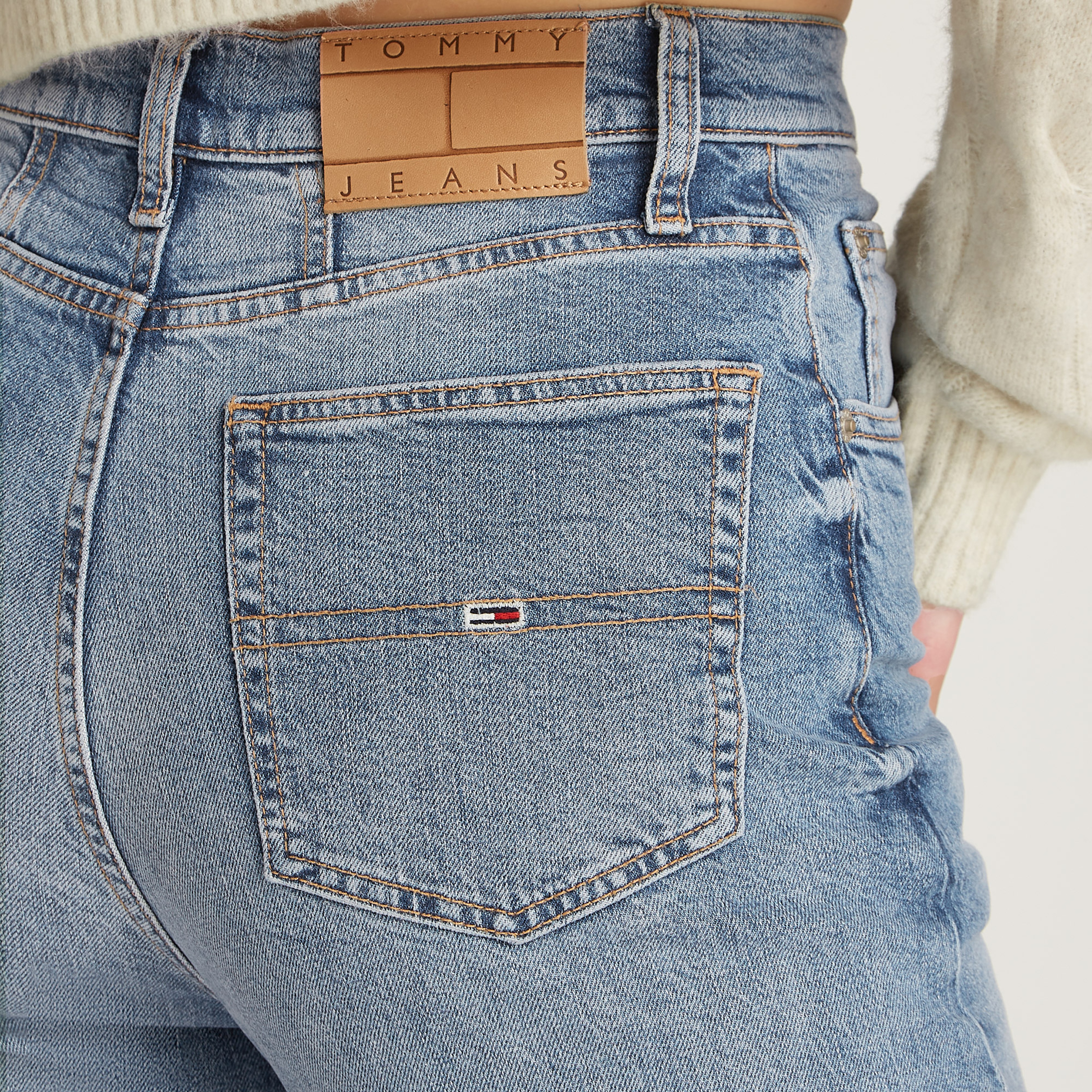 Tommy Hilfiger Kadın Mavi Pantolon