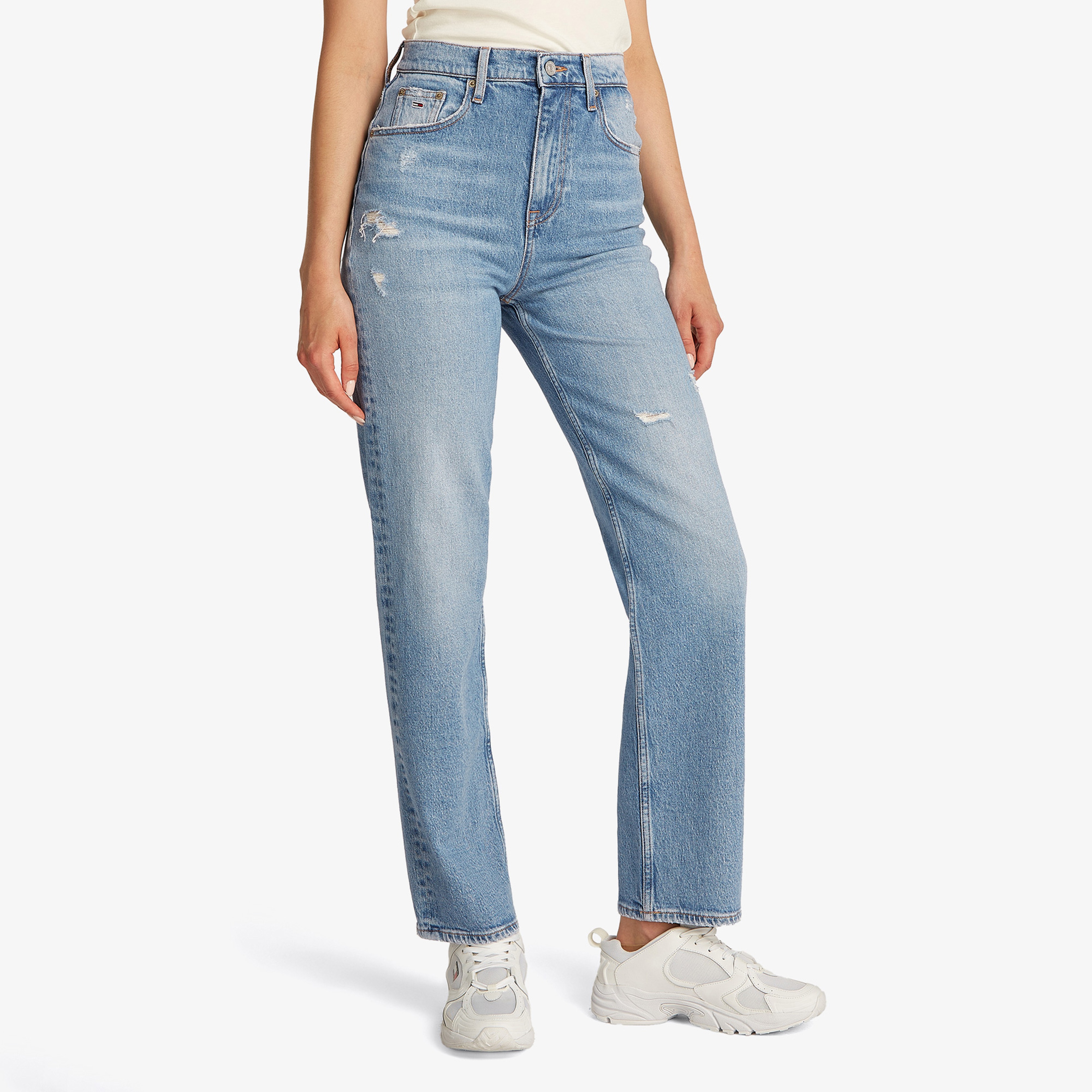 Tommy Jeans Layla Hr Slim Str Bi6111 Kadın Mavi Jean