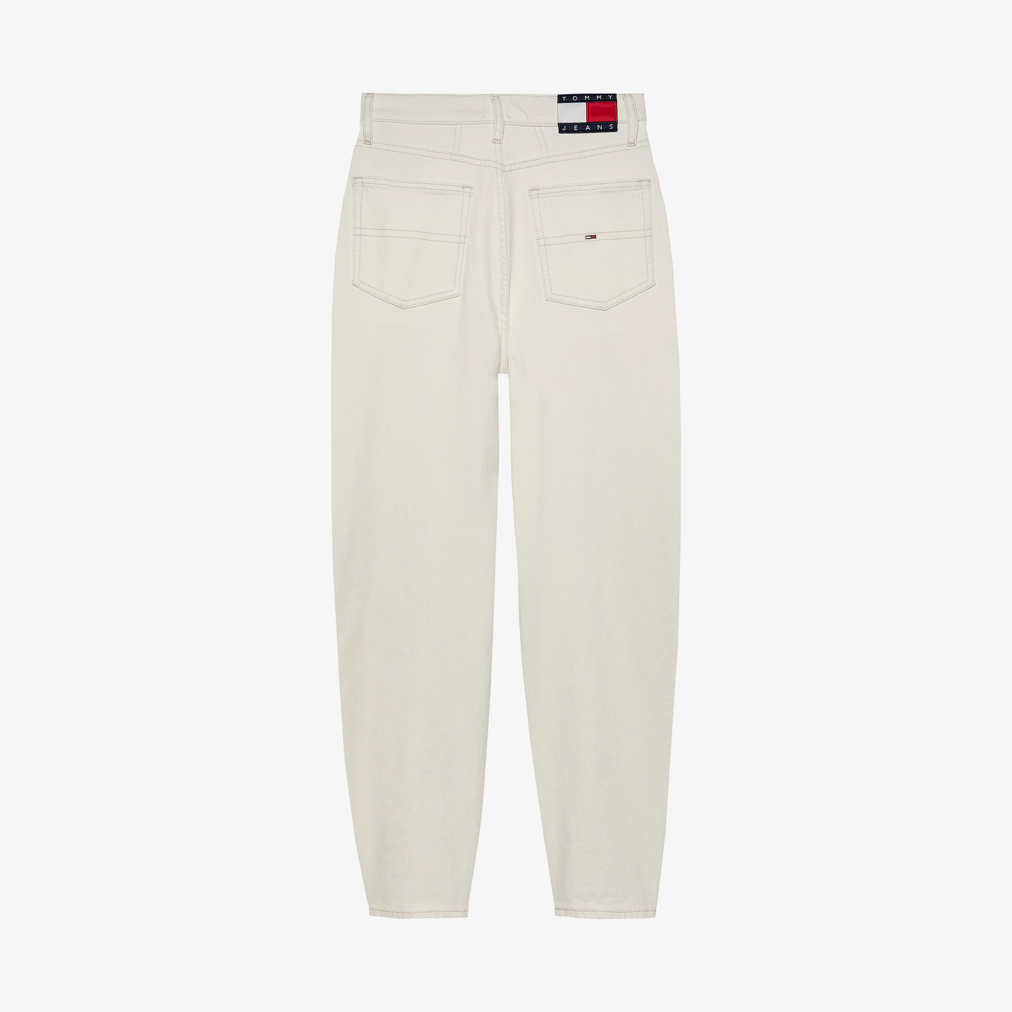 Tommy Jeans Mom Uh Tpr Bi4191 Kadın Beyaz Jean