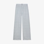Tommy Jeans Linen Kadın Lacivert Pantolon