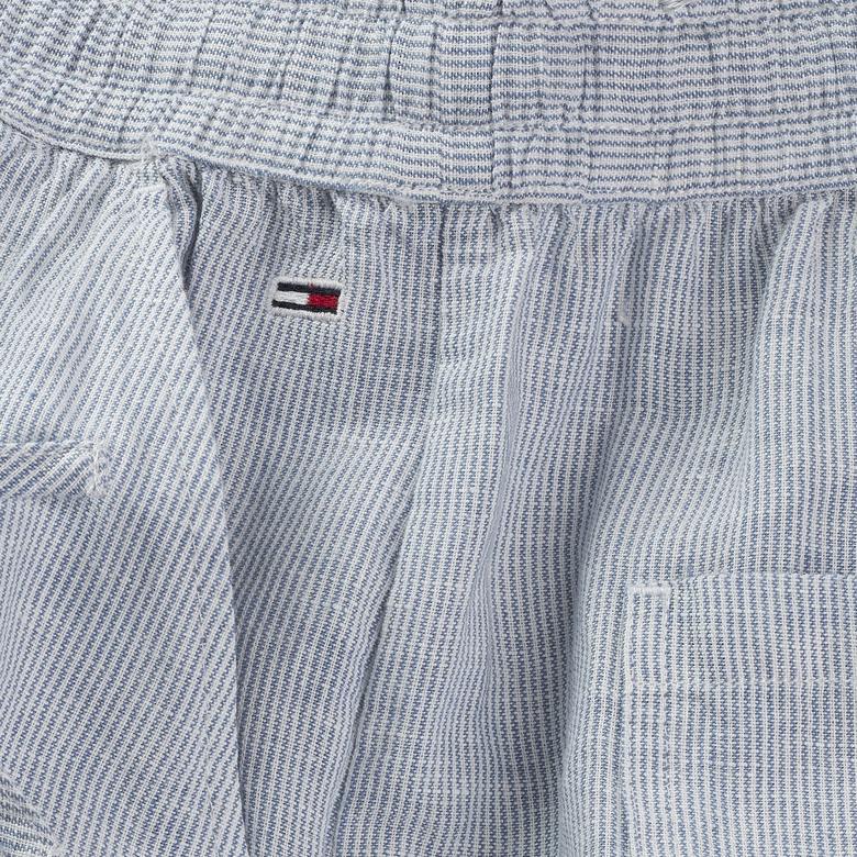 Tommy Jeans Linen Kadın Lacivert Pantolon