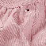 Tommy Jeans Linen Kadın Pembe Pantolon