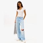 Tommy Hilfiger Mia Relaxed Bi6019 Kadın Mavi Jean