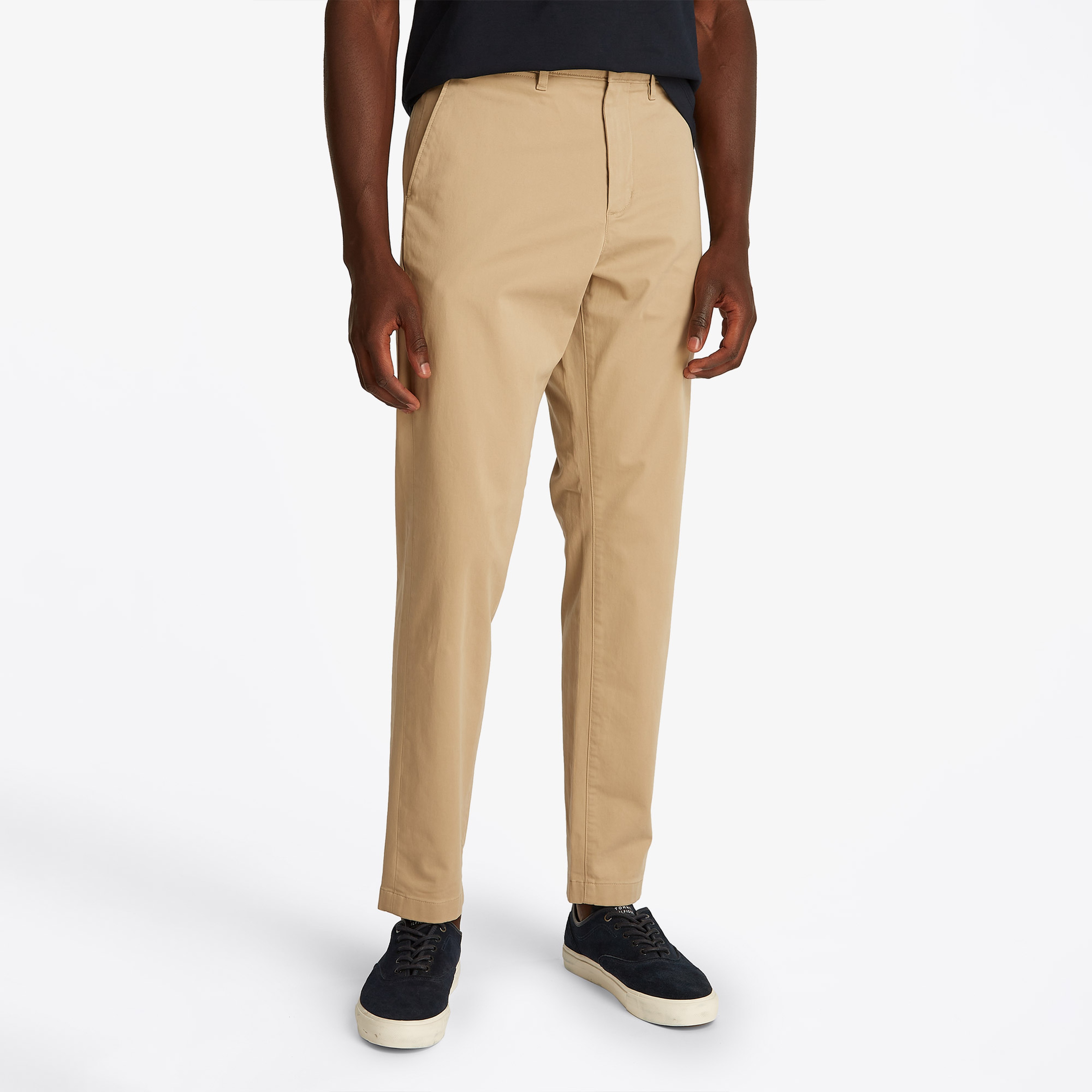 Tommy Hilfiger Harlem Chino Satin Erkek Bej Pantolon