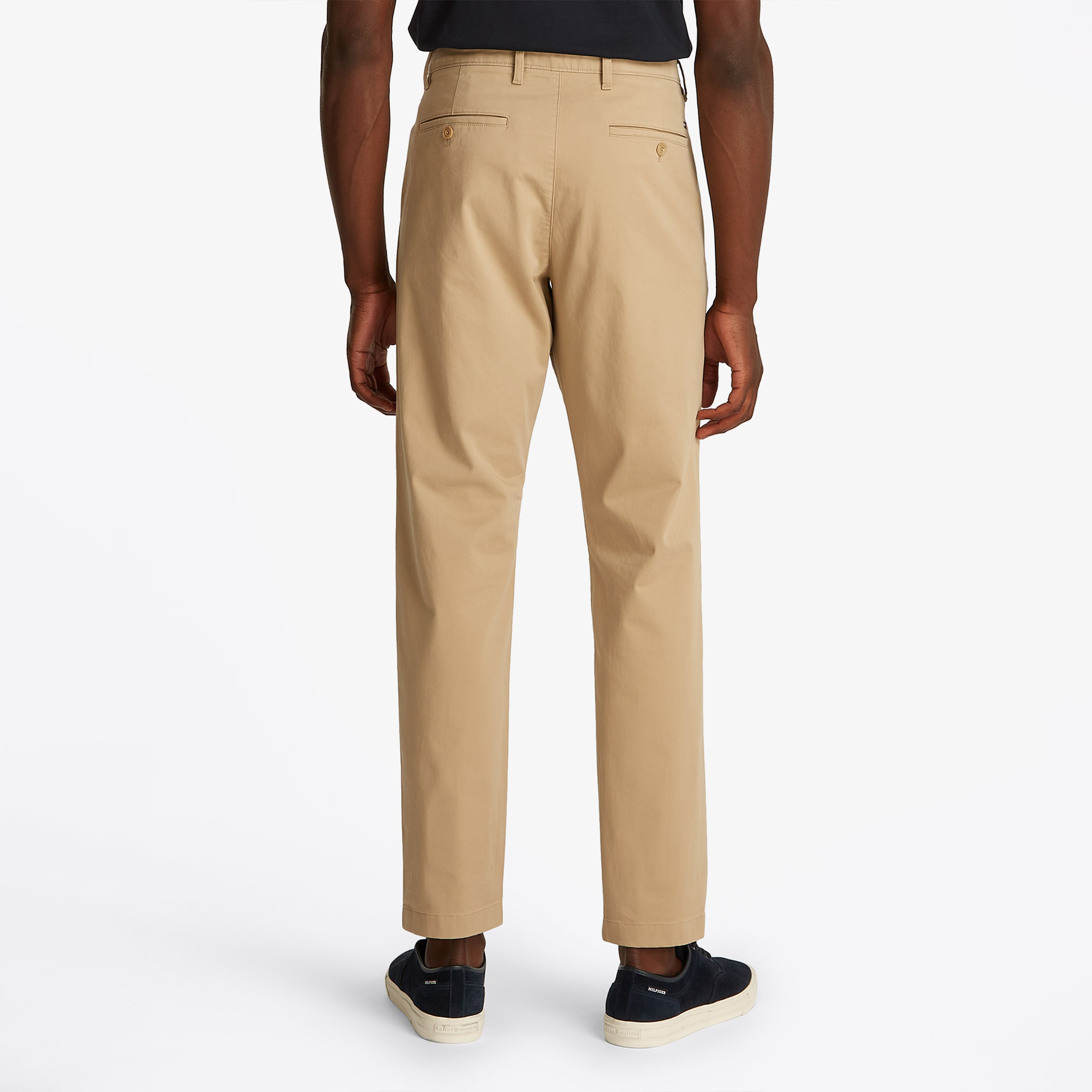 Tommy Hilfiger Harlem Chino Satin Erkek Bej Pantolon
