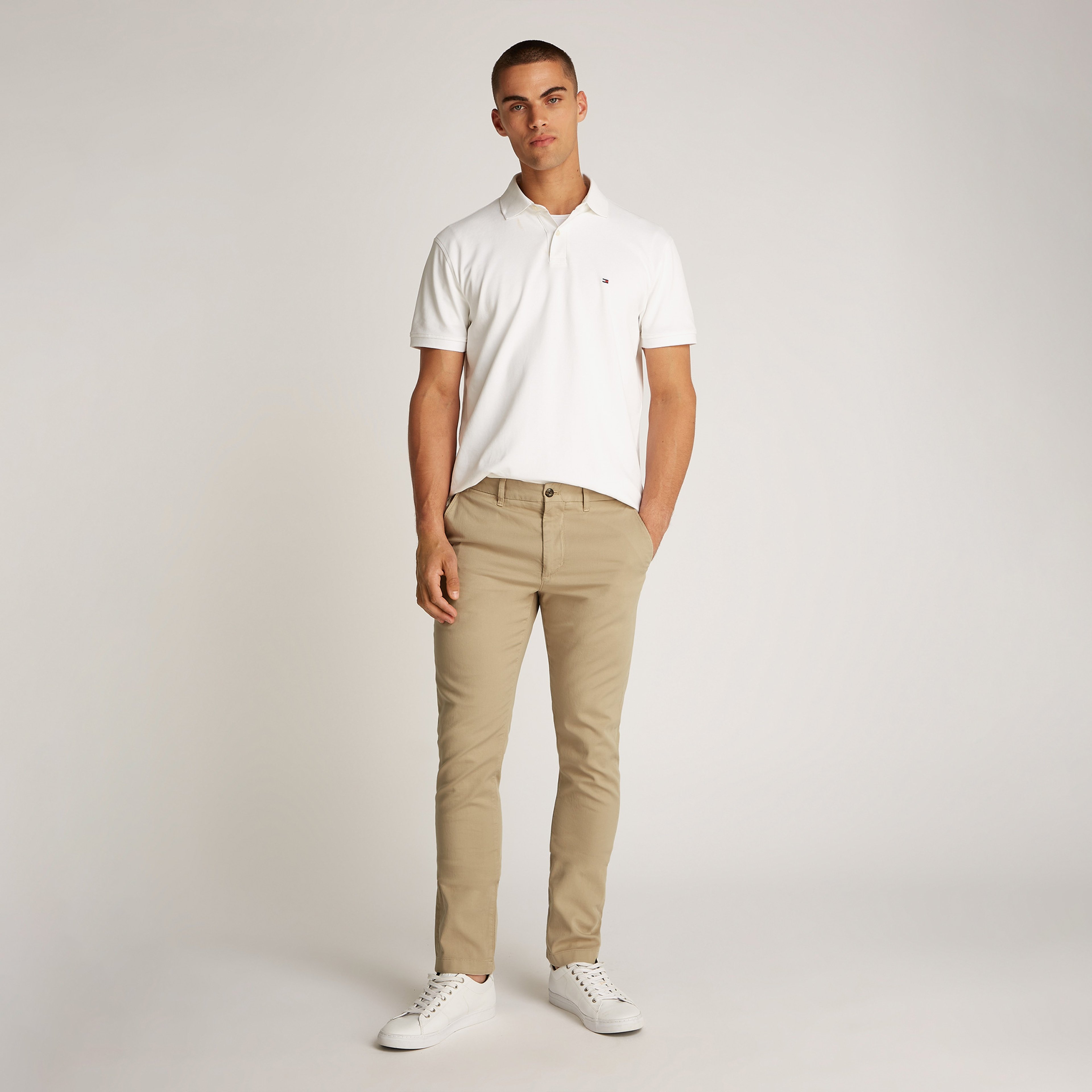 Tommy Hilfiger Erkek Haki Pantolon