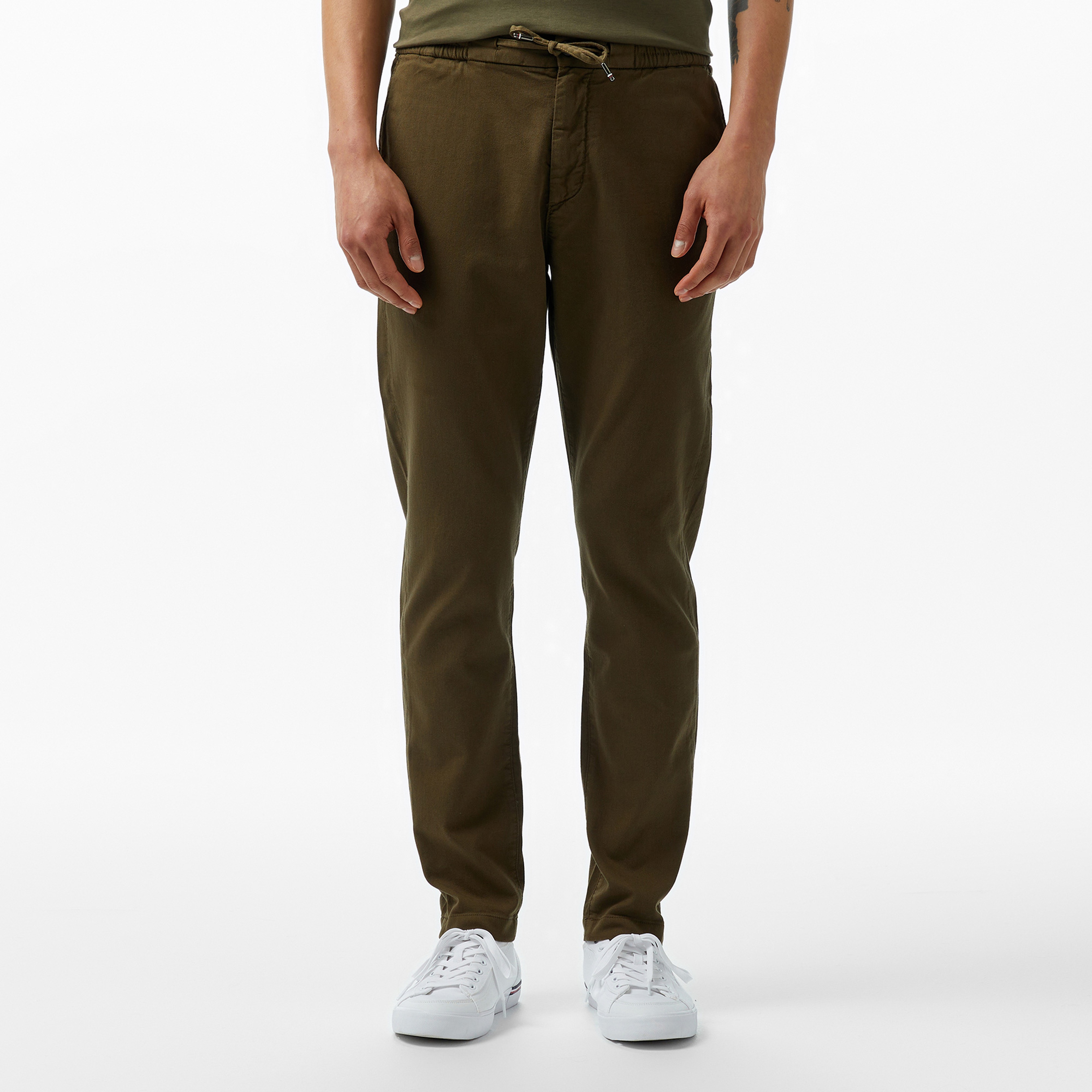 Tommy Hilfiger Harlem Structure Gmd Erkek Haki Pantolon